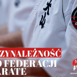 Naszywki – przynależność do federacji karate!